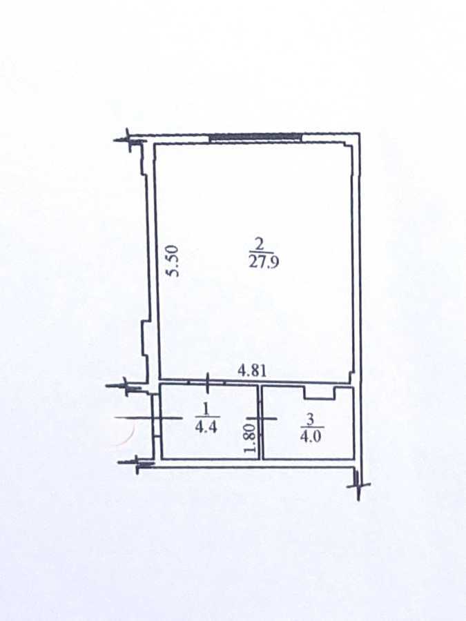 Продаж 1-кімнатної квартири 36.3 м², Вишнева вул., 12