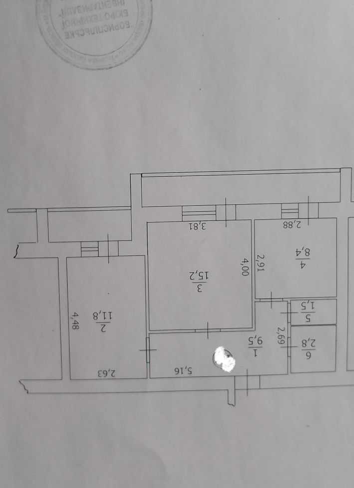 Продаж 2-кімнатної квартири 54 м², Головатого вул.