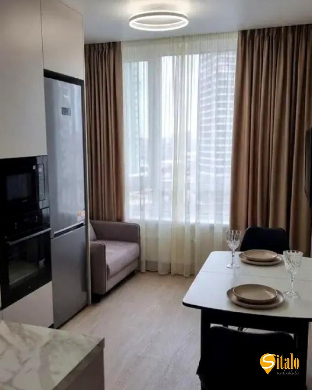 Аренда 1-комнатной квартиры 38 м², Днепровская наб.