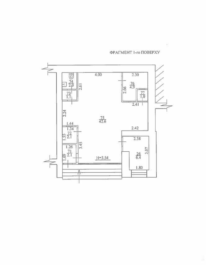 Продаж офісу 61.5 м², Аерокосмічний, 173-В