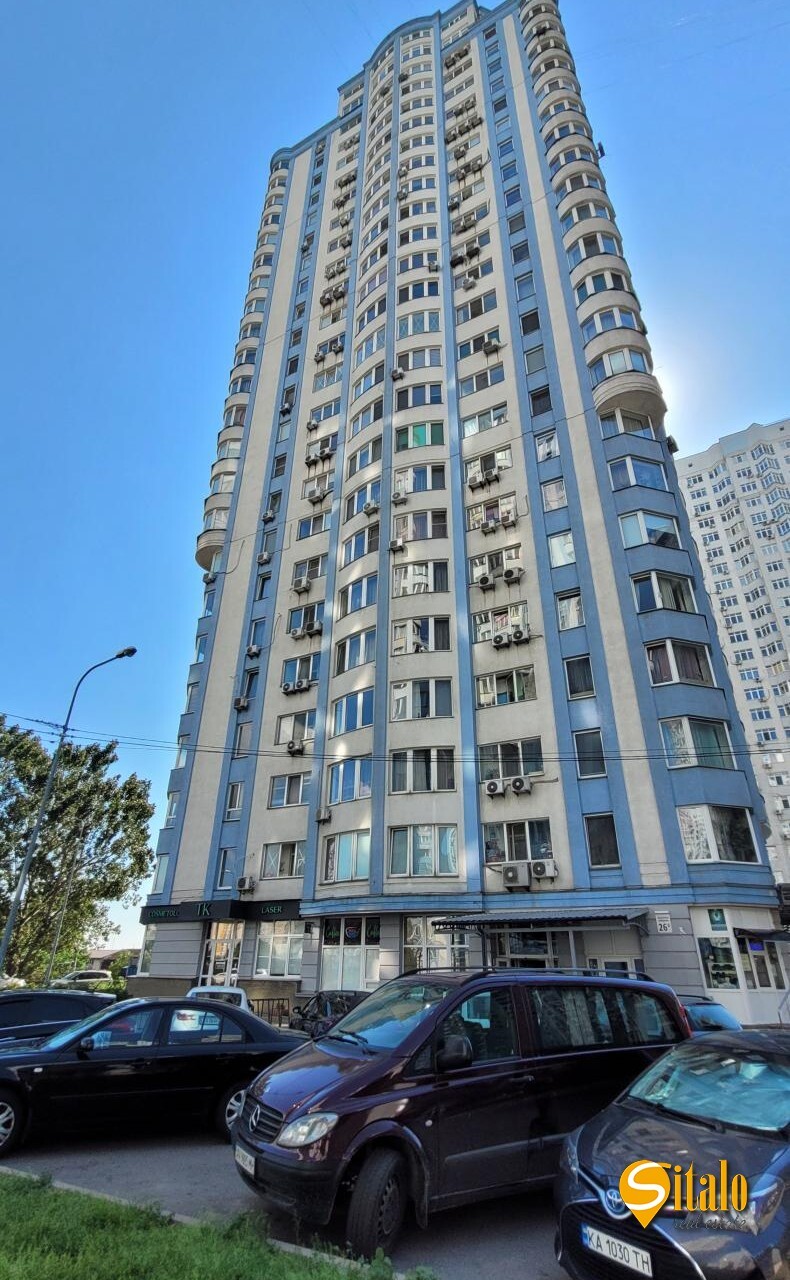 Продаж 3-кімнатної квартири 87 м², Дніпровська наб., 26