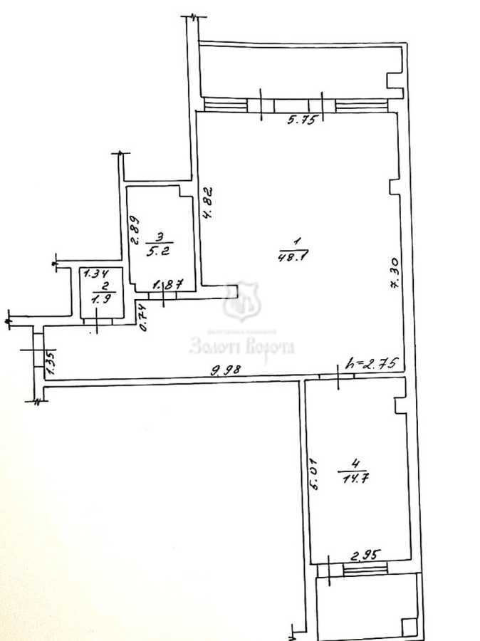 Продаж 2-кімнатної квартири 76.1 м², Академічна, 28