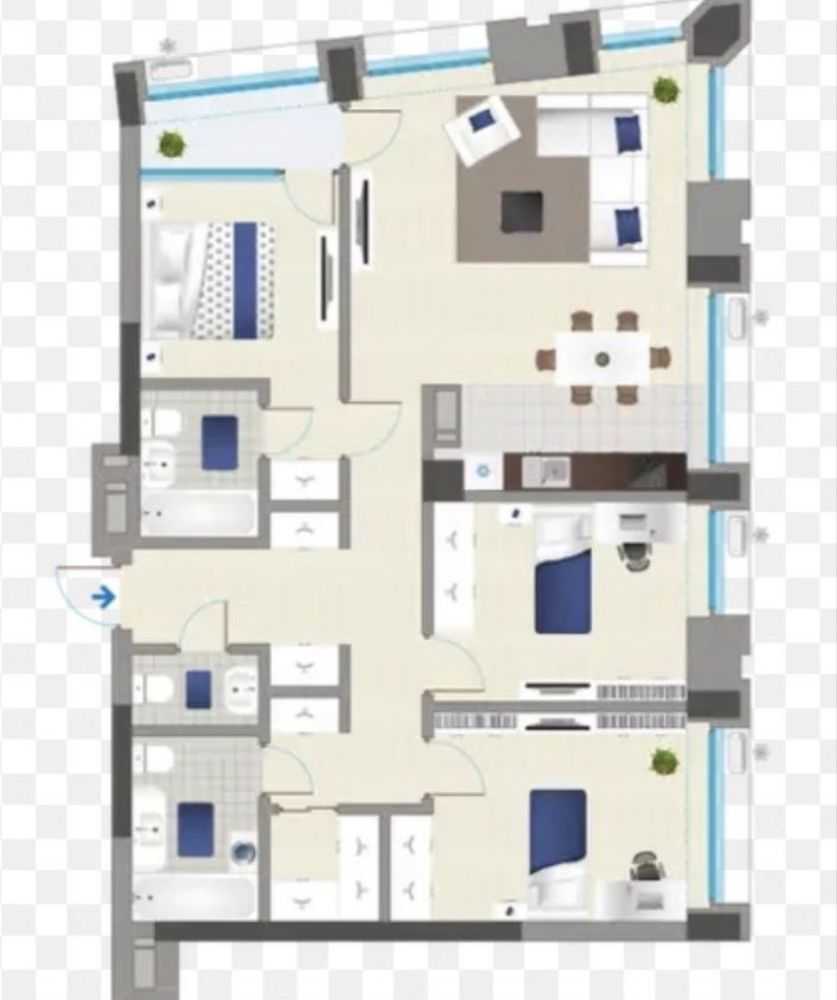 Продаж 3-кімнатної квартири 105.2 м², Зарічна вул., 2к1