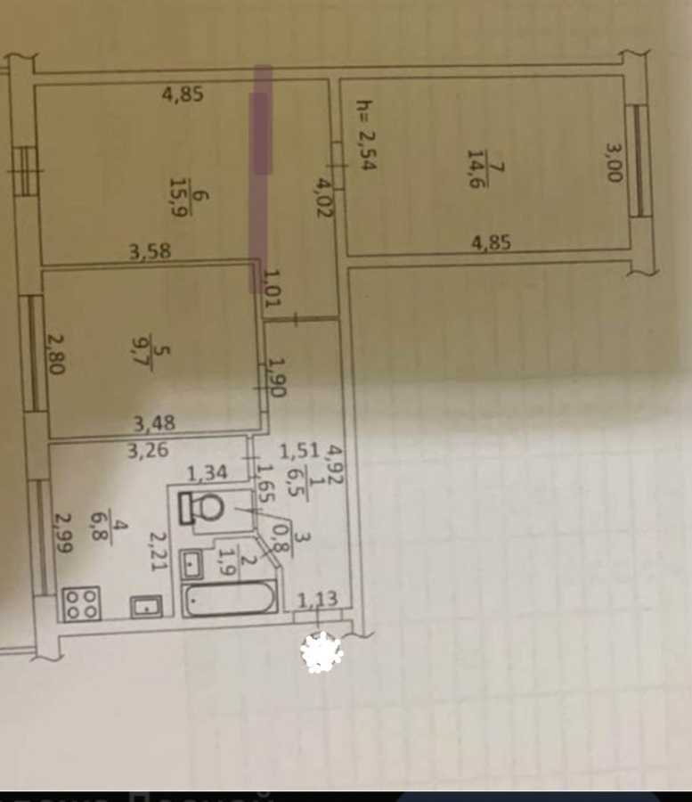 Продаж 3-кімнатної квартири 60 м², Лісовий просп.