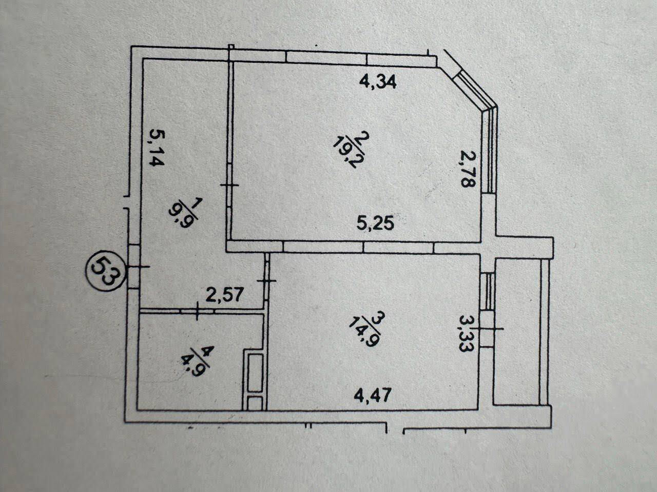 Продаж 1-кімнатної квартири 52 м², Василя Симоненко вул., 5А