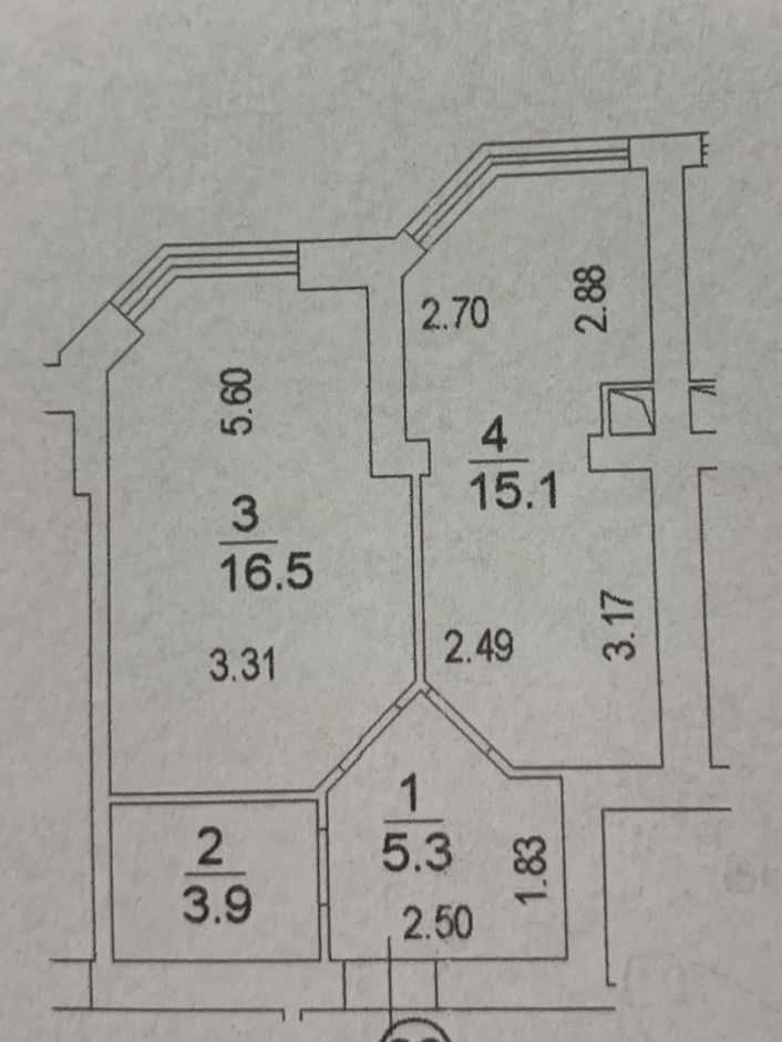 Продажа 1-комнатной квартиры 41 м², Мартынова просп., 13