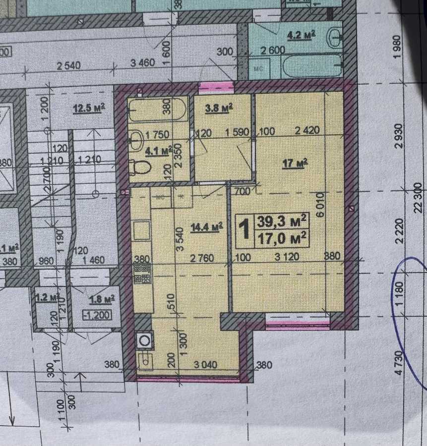 Продажа 1-комнатной квартиры 39 м², Каденюка, 16