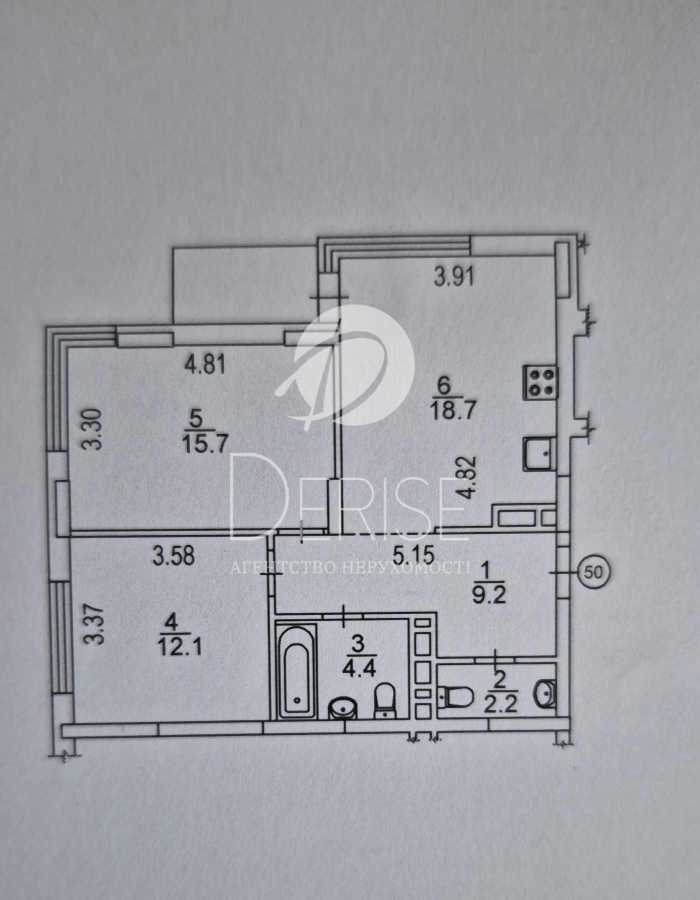 Продажа 2-комнатной квартиры 63.7 м², Родини Крістерів, 14б