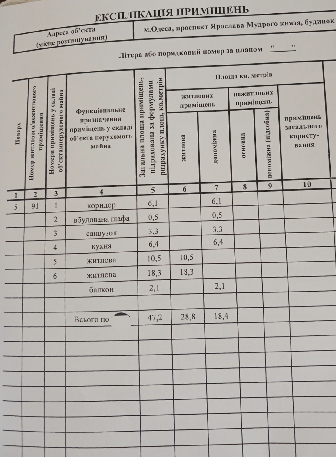 Продажа 2-комнатной квартиры 47.2 м², Академика Глушко просп., 12