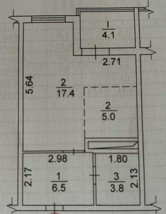 Продажа 1-комнатной квартиры 37 м², Симона Петлюры ул., 35