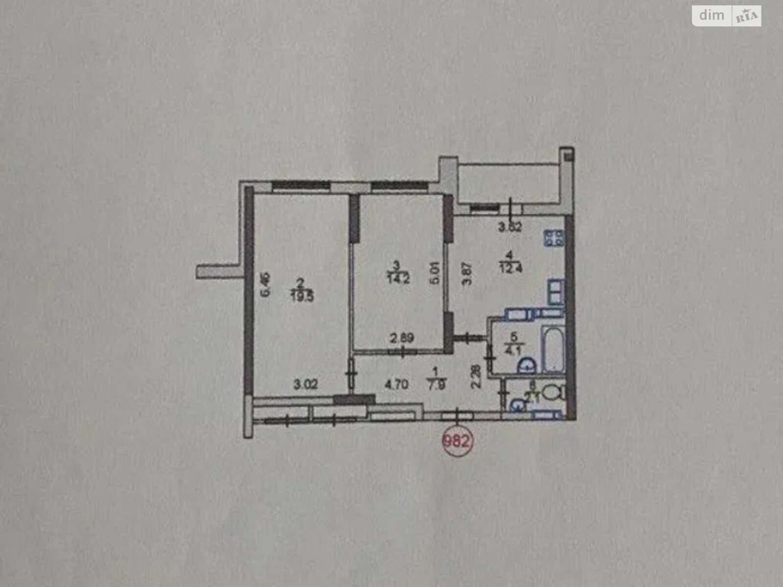 Продажа 2-комнатной квартиры 68 м², Каховская ул., 62А