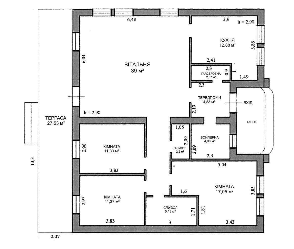 Продажа дома 116 м²