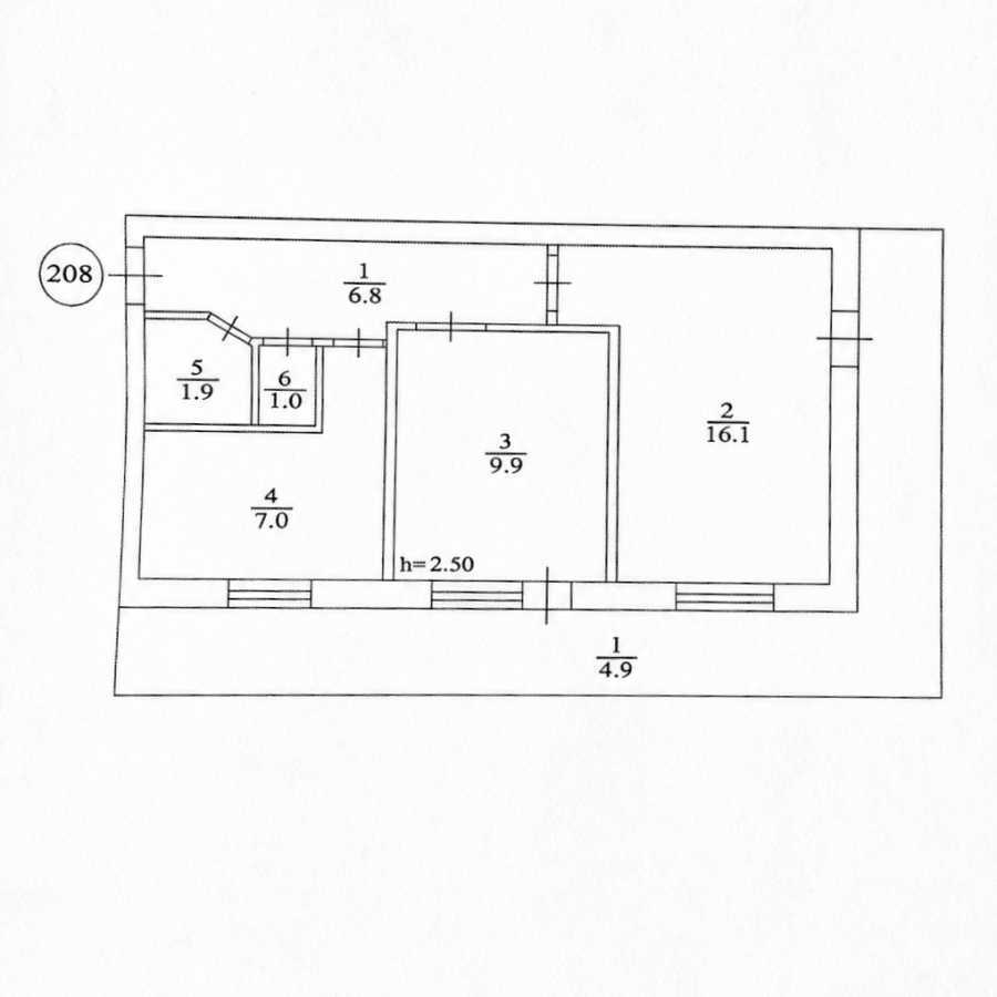 Продажа 2-комнатной квартиры 47.6 м², Александра Архипенко ул.