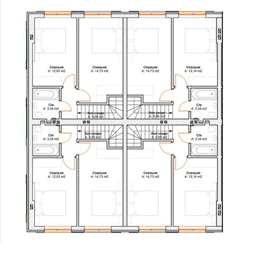 Продажа 3-комнатной квартиры 71 м², Святопетровского ул., 34