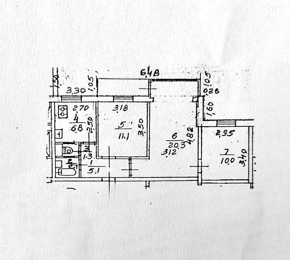 Продажа 3-комнатной квартиры 58 м², Евгения Сверстюка ул., 8А