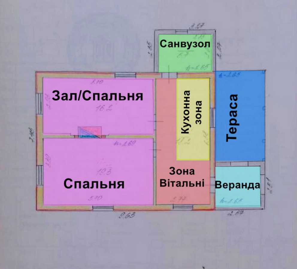 Продажа дома 60 м², садова, 25