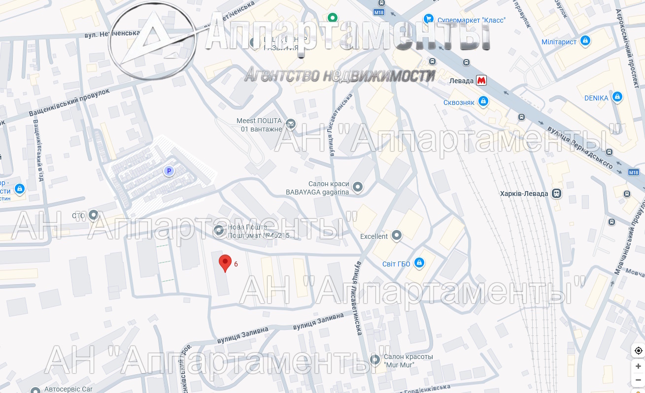 Аренда 2-комнатной квартиры 55 м², Заливная ул., 6