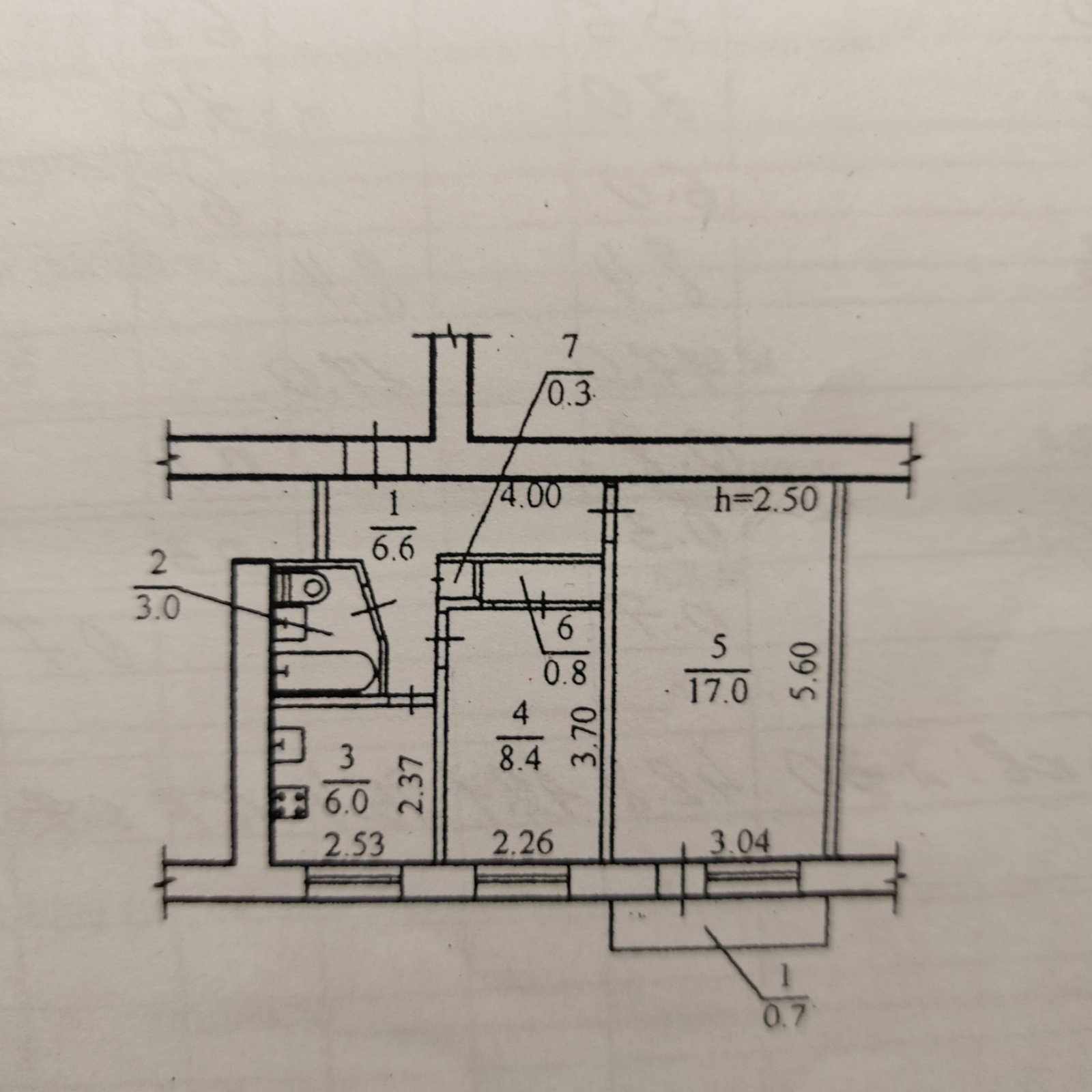 Продажа 2-комнатной квартиры 43 м², Михаила Грушевского ул., 67