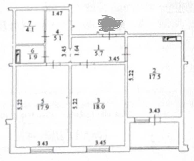 Продажа 2-комнатной квартиры 72.7 м², Балтийский пер., 5