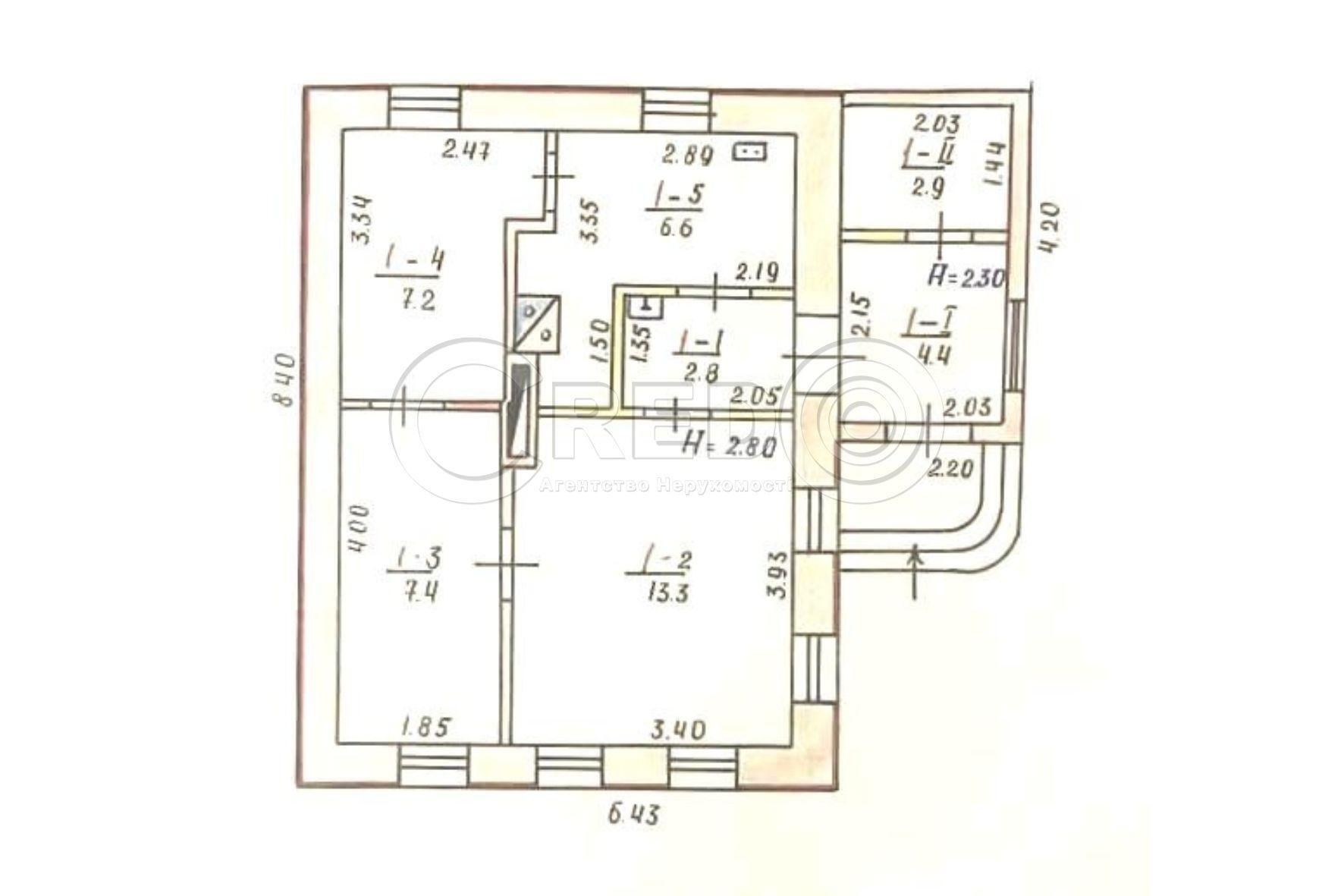 Продажа дома 44.6 м², Партизанская ул.
