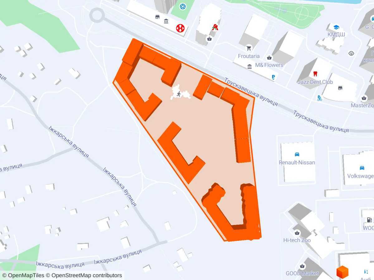Продажа 1-комнатной квартиры 43.39 м², Трускавецкая ул., 14/1