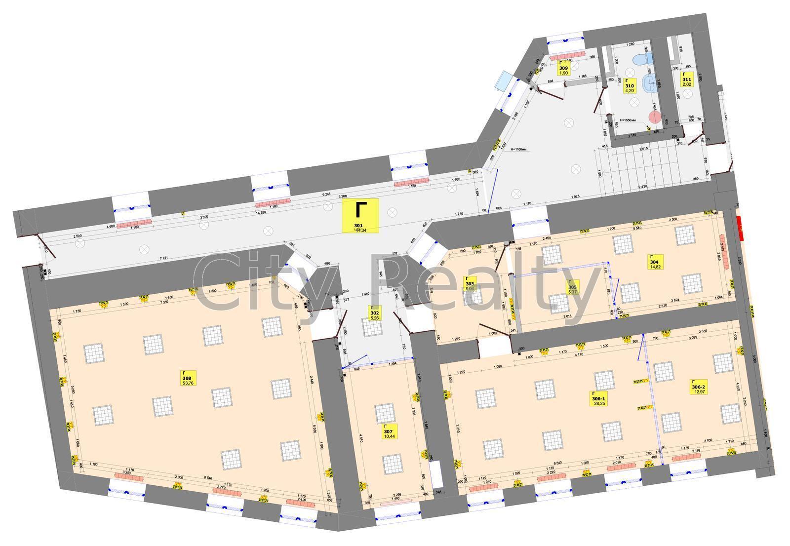 Аренда офиса 190 м², Игоревская ул., 1/8