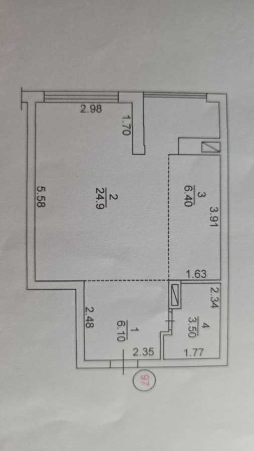 Продаж 1-кімнатної квартири 41 м², Університетська вул., 1С