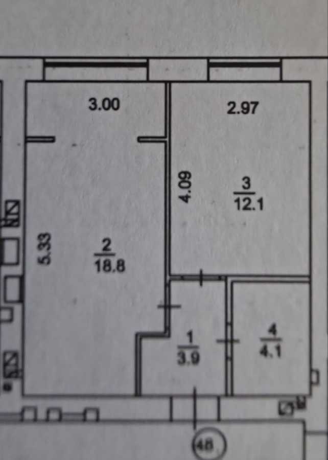 Продаж 1-кімнатної квартири 39 м², Сингаївського Миколи, 6Б