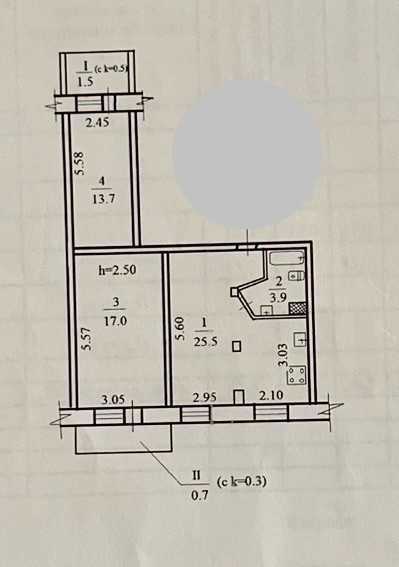 Продажа 3-комнатной квартиры 64 м², Набережная Победы ул., 98