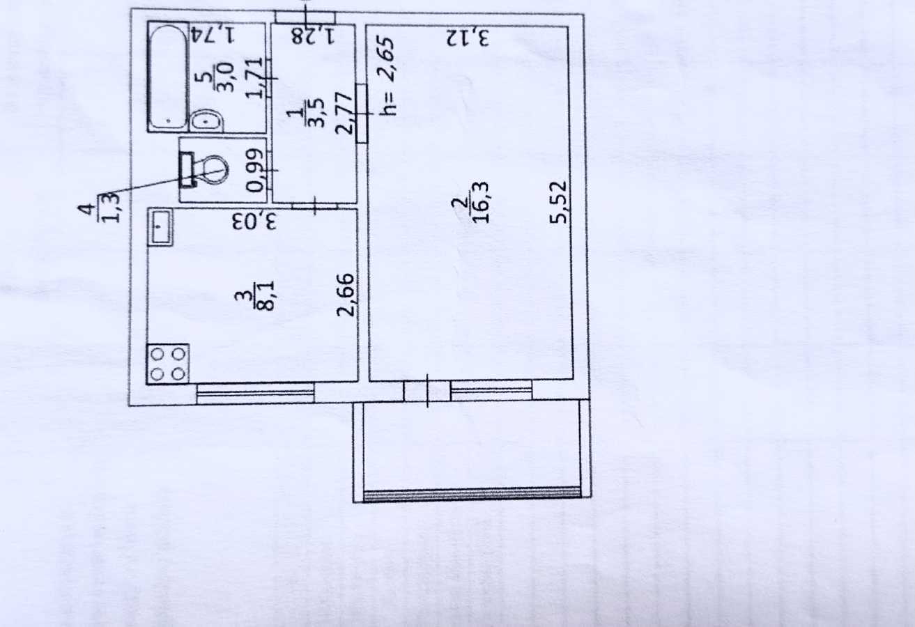Продаж 1-кімнатної квартири 36 м², Академіка Заболотного вул., 78