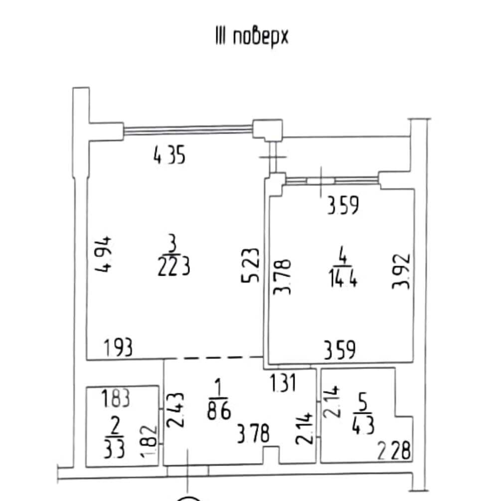 Продаж 1-кімнатної квартири 54 м², Софиевская вул.