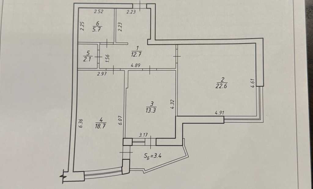 Продажа 2-комнатной квартиры 76.1 м², Урловская ул., 4А