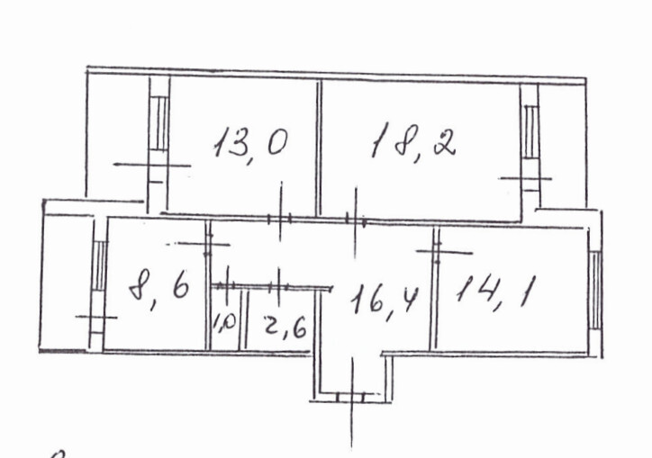 Продажа 3-комнатной квартиры 79 м², Николая Закревского ул., 5
