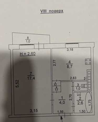 Продаж 1-кімнатної квартири 35 м², князя Володимира Великого, 80