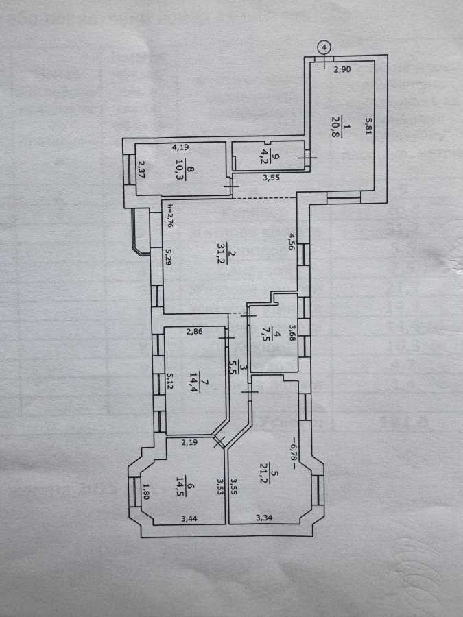 Продажа 4-комнатной квартиры 131 м², Ярославский пер., 4