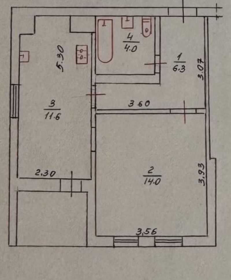 Продаж 1-кімнатної квартири 38 м², Героїв Дніпра вул., 53