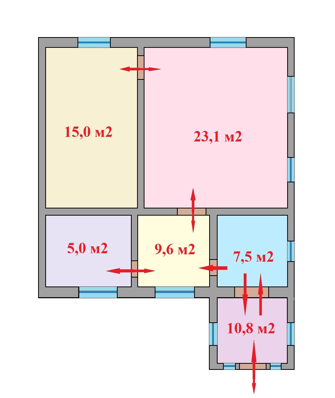 Продажа дома 71 м², Зарічна, 31.
