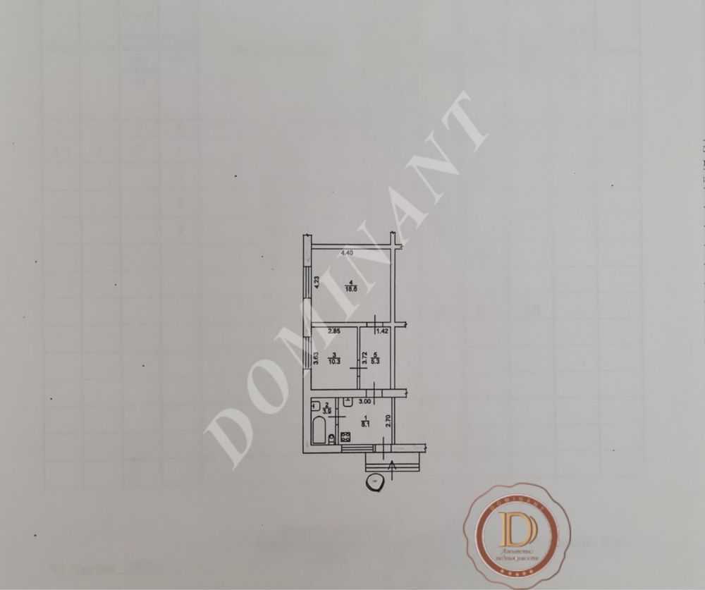 Продажа 2-комнатной квартиры 46 м², Космическая ул.