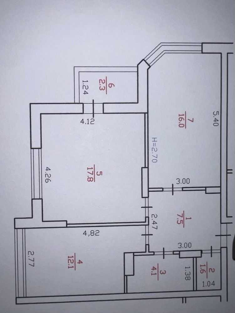 Продажа 2-комнатной квартиры 61 м², Отрадный просп.