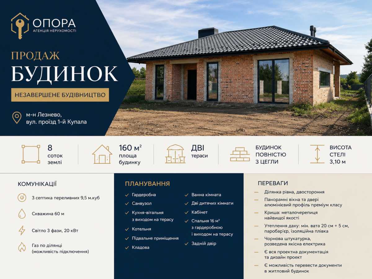 Продаж будинку 160 м², 2-й Вінницький пров., Купайла