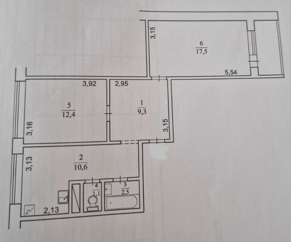 Продаж 2-кімнатної квартири 57 м², Мрії, 18-г