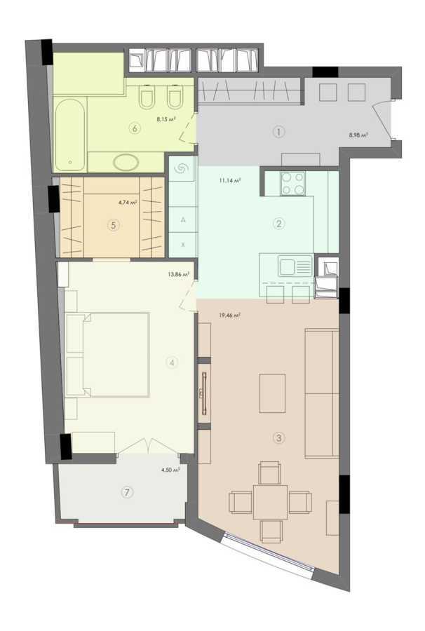 Аренда 2-комнатной квартиры 64 м², Голосеевский просп., 60