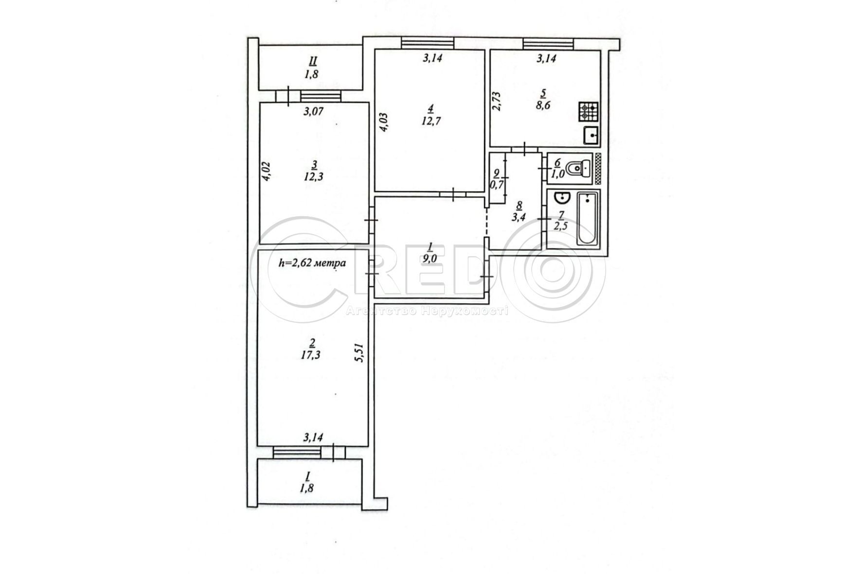 Продажа 3-комнатной квартиры 71.1 м², Павла Глазового ул.