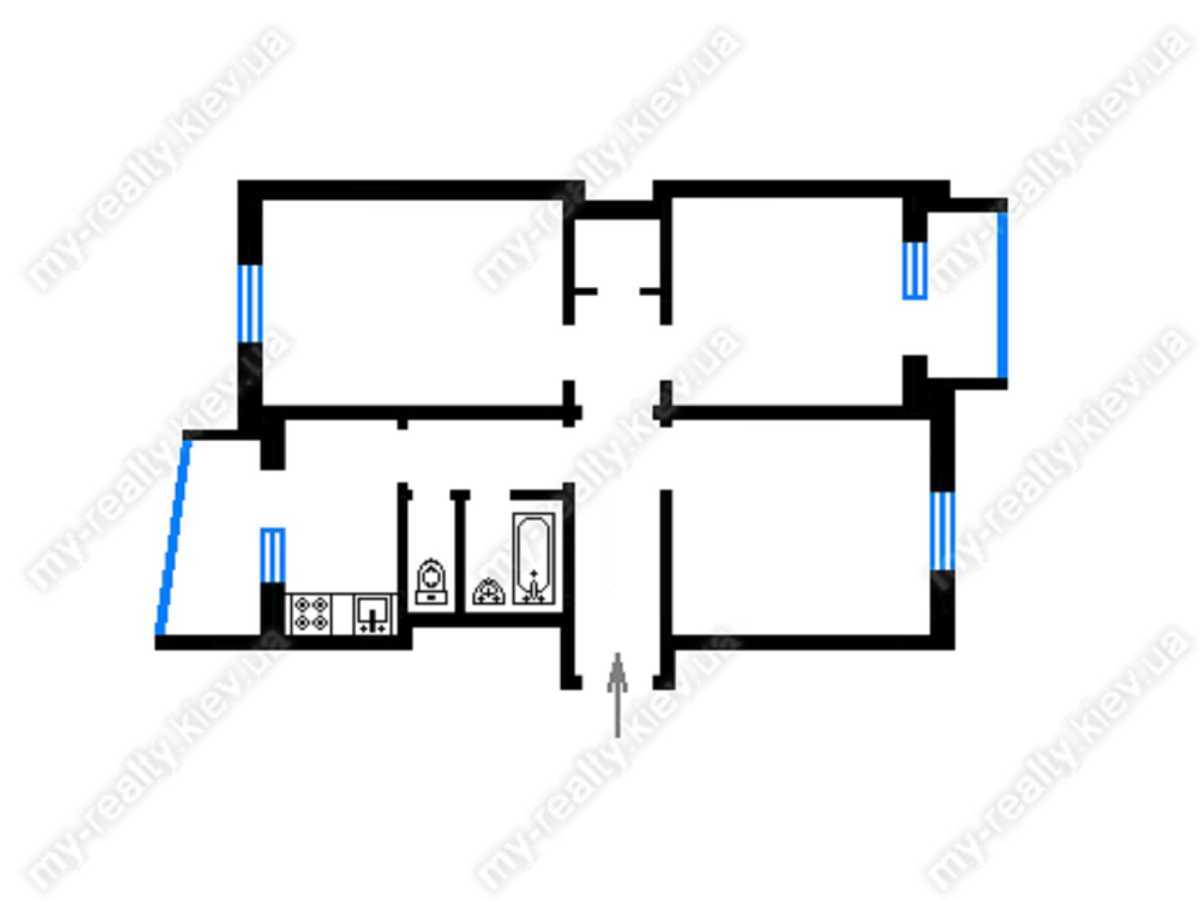 Продажа 3-комнатной квартиры 69 м², Пантелеймона Кулиша ул., 11