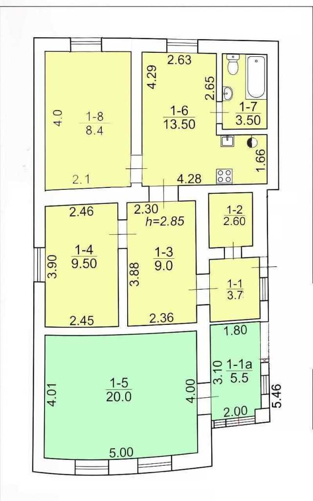 Продажа 2-комнатной квартиры 51 м², Пересыпская 7-я ул., Пересипська