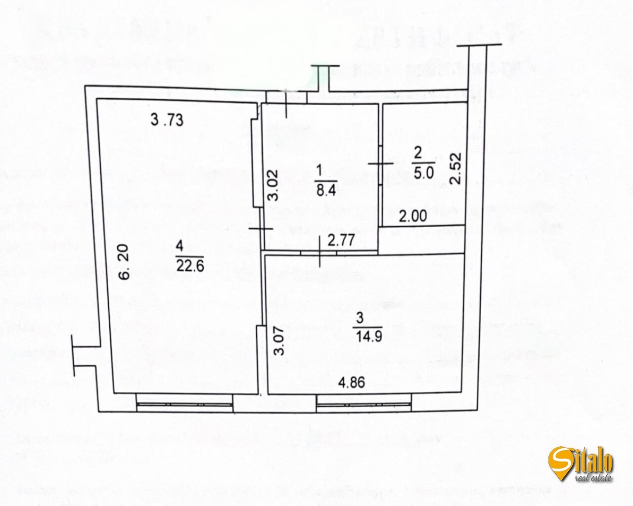 Продаж 1-кімнатної квартири 51 м², Центральна вул., 21А