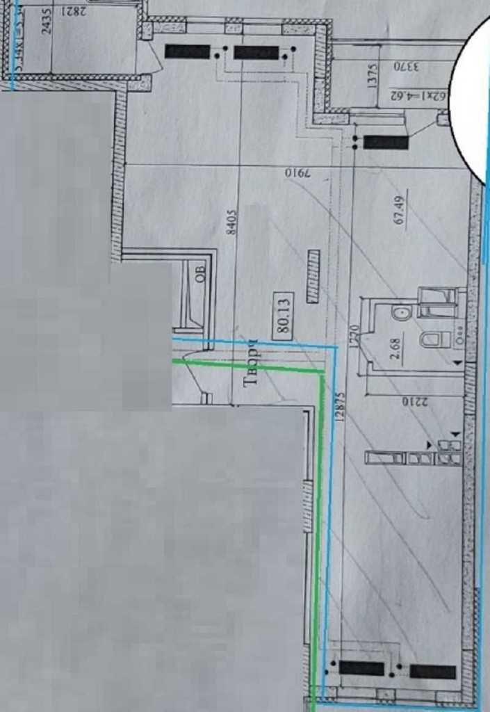 Аренда офиса 80 м², Елизаветы Чавдар ул., 1