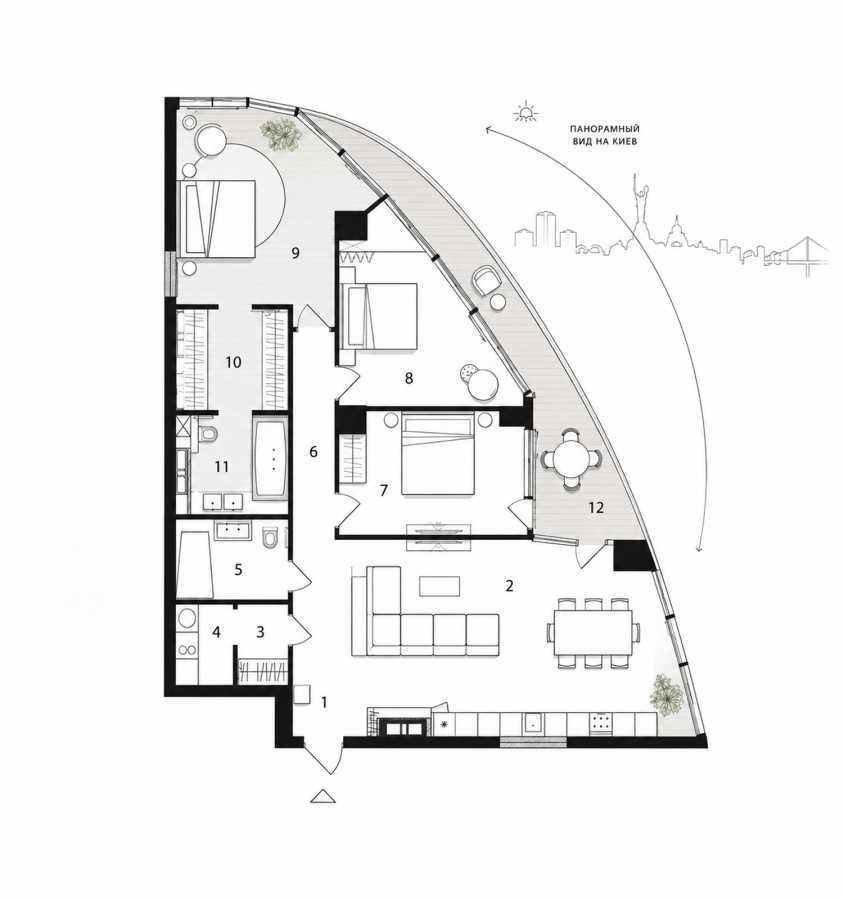 Продажа 3-комнатной квартиры 124 м², Иоанна Павла II ул., 12