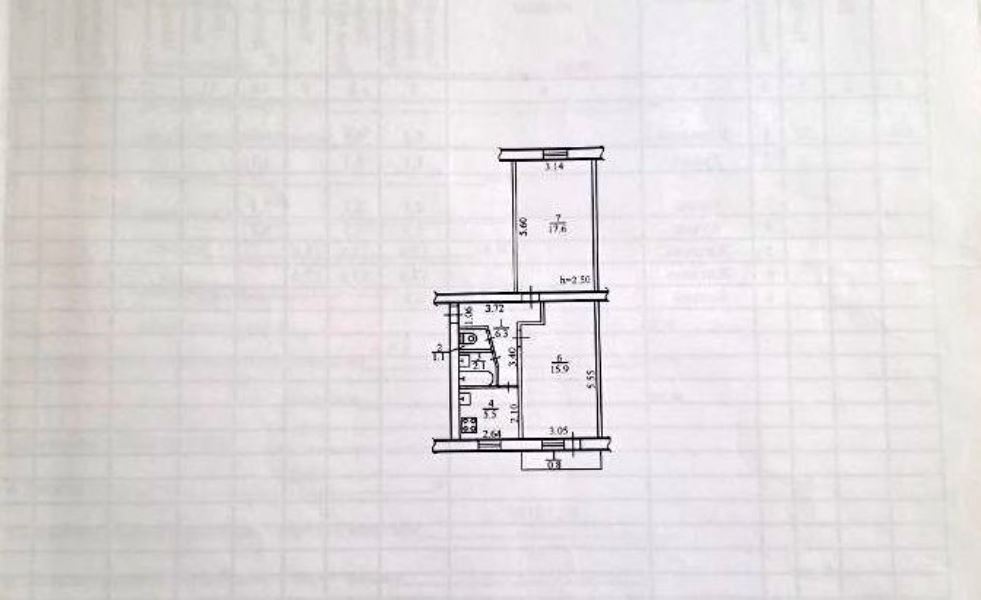 Продажа 2-комнатной квартиры 49 м², Юрия Савченко ул.
