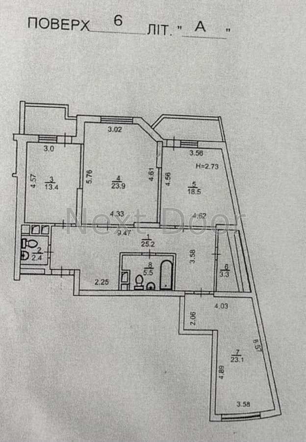 Продаж 3-кімнатної квартири 120 м², Йорданська вул., 1